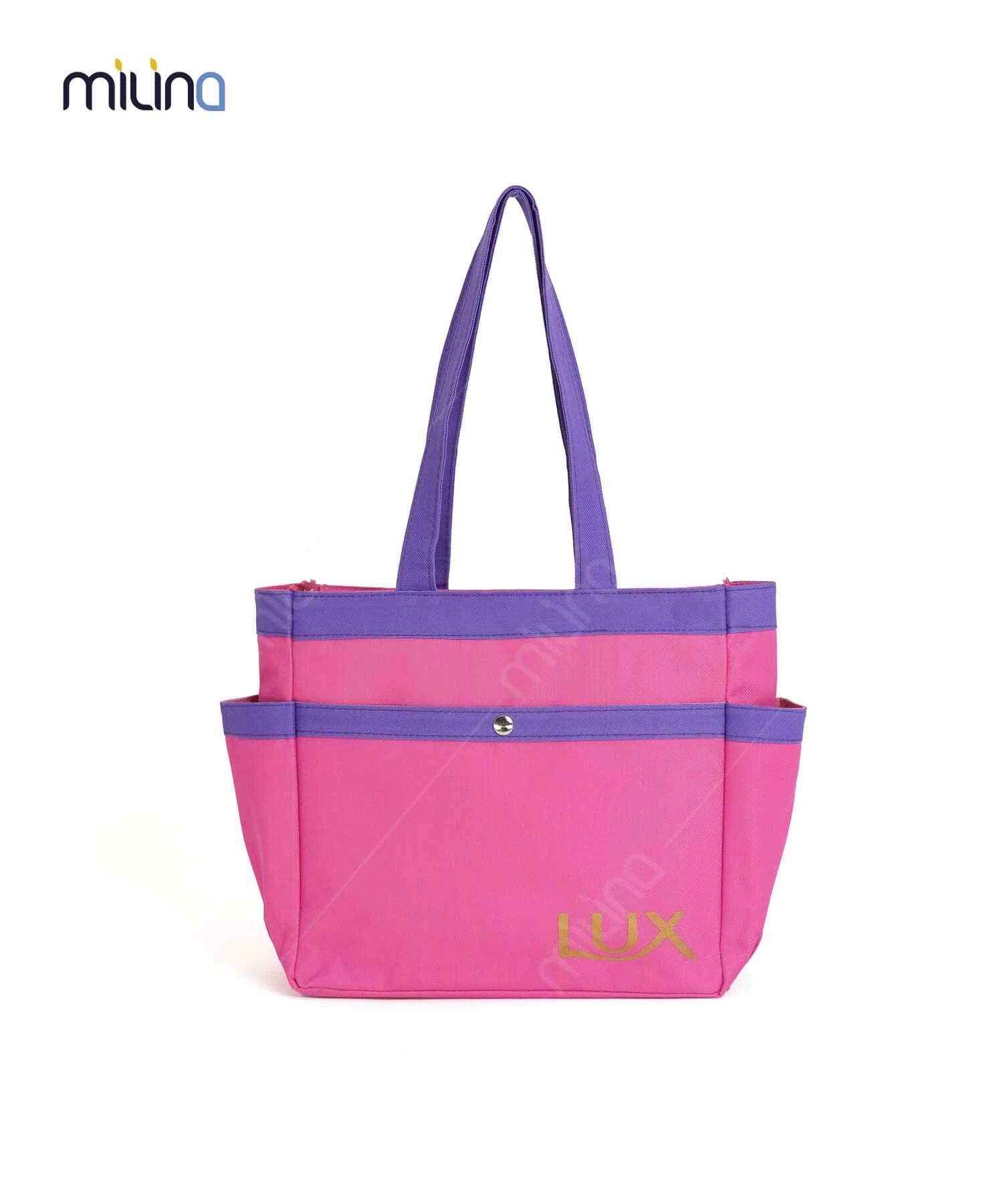 รับผลิตกระเป๋าผ้า กระเป๋าช้อปปิ้ง กระเป๋าสะพาย พิมพ์โลโก้ ลักส์ - SB1014 รับผลิตกระเป๋าช้อปปิ้ง กระเป๋าสะพาย รับผลิตถุงผ้า รับผลิตกระเป๋าผ้า ถุงผ้า กระเป๋าผ้า ตามแบบ