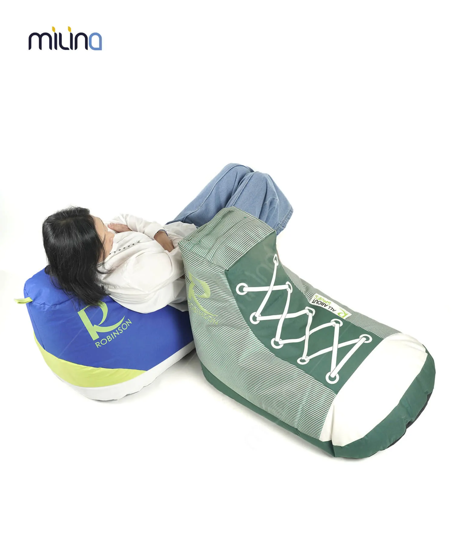 เบาะรองนั่ง ทรงรองเท้า พิมพ์โลโก้ โรบินสัน - HD3003 - Image 3